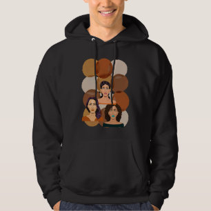 Sudadera Mes de la Historia Negra Minimalista Reina Melanin