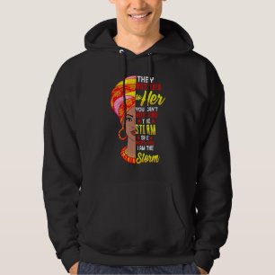 Sudadera Mes de la Historia Negra Mujer Africana Afro Yo So