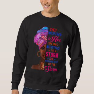 Sudadera Mes de la Historia Negra Mujer Africana Afro Yo So