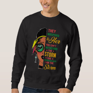 Sudadera Mes de la Historia Negra Mujer Africana Afro Yo So