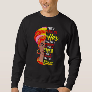 Sudadera Mes de la Historia Negra Mujer Africana Afro Yo So