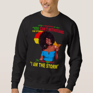Sudadera Mes de la Historia Negra Mujer Africana Afro Yo So