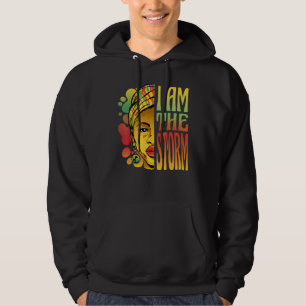 Sudadera Mes de la Historia Negra Mujer Africana Afro Yo So