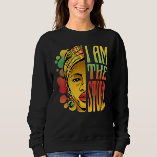Sudadera Mes de la Historia Negra Mujer Africana Afro Yo So