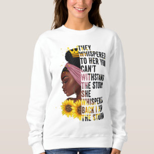 Sudadera Mes de la Historia Negra Mujeres Africanas Afro Yo