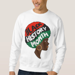 Sudadera Mes de la historia negra: Orgullosa reina africana
