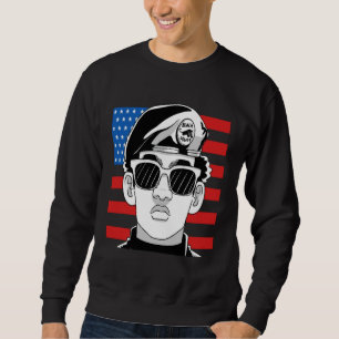 Sudadera Mes de la Historia Negra Partido Pantera Bandera A