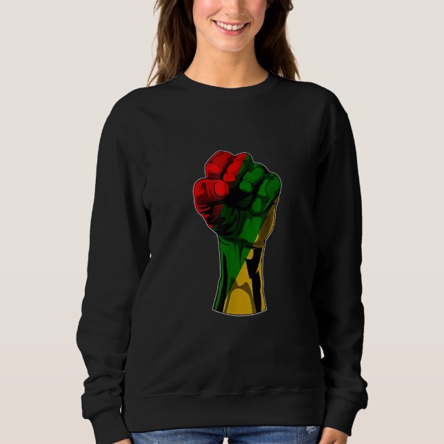 Sudadera Mes de la Historia Negra Primeras Mujeres Hombres  (Anverso)