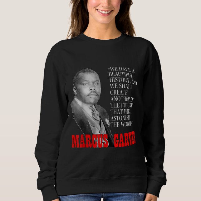 Sudadera Mes de la Historia Negra Regalo del Orgullo Marcus (Anverso)