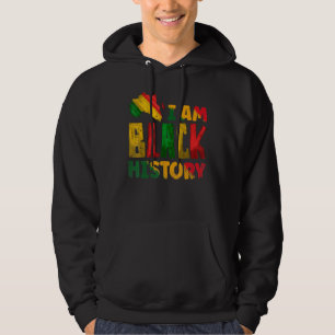 Sudadera Mes de la historia negra soy africano del orgullo