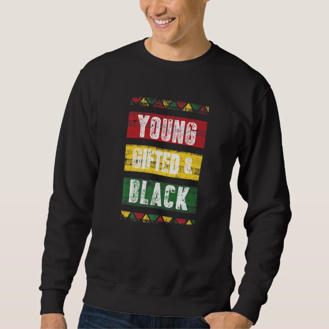 Sudadera Mes de la Historia Negra T Joven Ed Afro (Anverso)