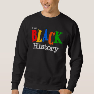 Sudadera Mes de la Historia Negra Vintage Puño Mujeres Homb