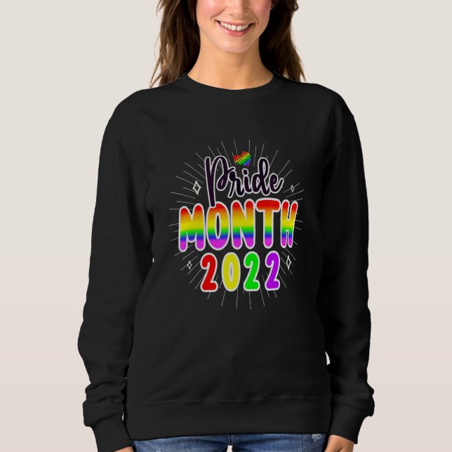 Sudadera Mes De Orgullo 2022 Lgbt Q Jester Gorra Bandera Ar (Anverso)
