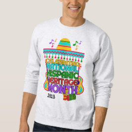 Sudadera MES DE PATRIMONIO HISPANO colorido
