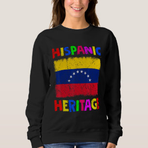 Sudadera Mes de Patrimonio Nacional Hispano Latina Venezuel