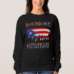 Sudadera Mes de Patrimonio Nacional Hispano Puerto Rico