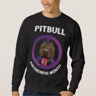 Sudadera Mes de toma de conciencia sobre Pitbull Tri Blend