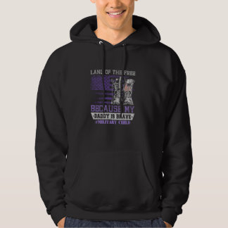 Sudadera Mes Del Niño Militar Morado Por El Ejército