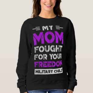 Sudadera Mes del niño militar Purple Up Combate
