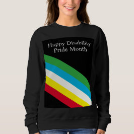 Sudadera Mes del Orgullo de la Discapacidad Feliz