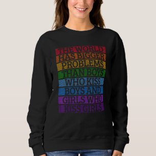 Sudadera Mes Del Orgullo Gay Lgbt El Mundo Tiene Problemas