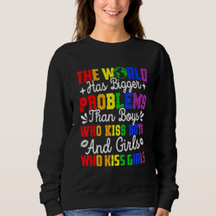 Sudadera Mes Del Orgullo Gay Lgbt El Mundo Tiene Problemas