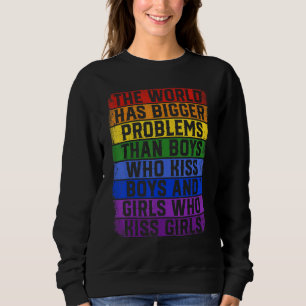 Sudadera Mes Del Orgullo Gay Lgbt El Mundo Tiene Problemas