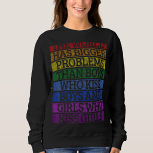 Sudadera Mes Del Orgullo Gay Lgbt El Mundo Tiene Problemas