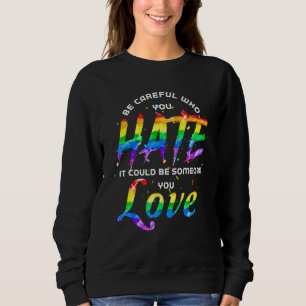Sudadera Mes del orgullo LGBTQ Bandera arco iris Queer Dere