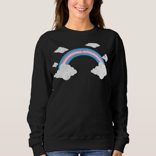 Sudadera Mes del Orgullo Trans Lgbtq Bandera Transsexual Ar (Anverso)