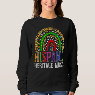 Sudadera Mes Nacional de la Herencia Hispana Arcoíris Todos