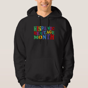 Sudadera Mes Nacional de la Herencia Hispana Banderas Latin