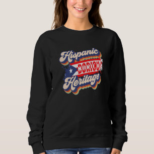Sudadera Mes Nacional de la Herencia Hispana Boricua Puerto