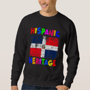 Sudadera Mes Nacional de la Herencia Hispana República Domi