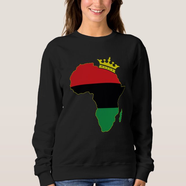 Sudadera Mes Panafricano del Continente de la Historia Negr (Anverso)