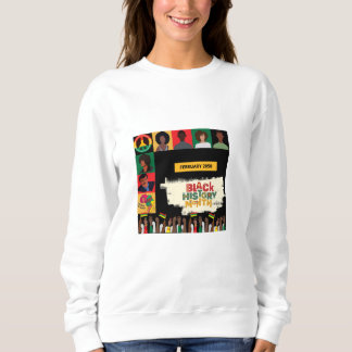 Sudadera Mes rojo de la historia negra honrando el legado