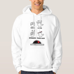 Sudadera Mesa de Sierra Circular de Piedra Papel Tijera Car