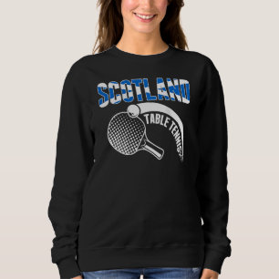 Sudadera Mesa de Tenis de Escocia Apoyo de Ping Pong esco