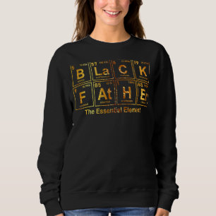 Sudadera Mesa Periódica del Padre Negro de elementos D del