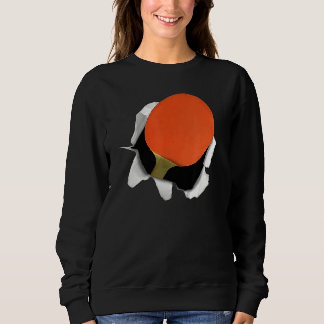 Sudadera Mesa Tenis Ping Pong Racket Niños (Anverso)