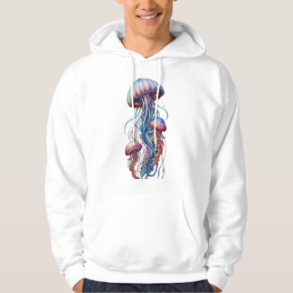 Sudadera Mesmerizing Jellyfish Glow – Marine Life Art T-Shi