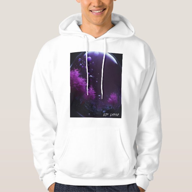 Sudadera Mesmerizing Jellyfish–Mysterious Underwater Hoodie (Anverso)