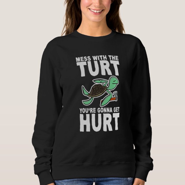 Sudadera Mess con la torta que te vas a lastimar (Anverso)