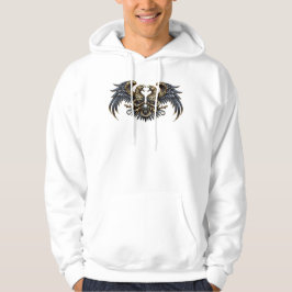 Sudadera Metal Fan Outfit Adler mit Totenkopf