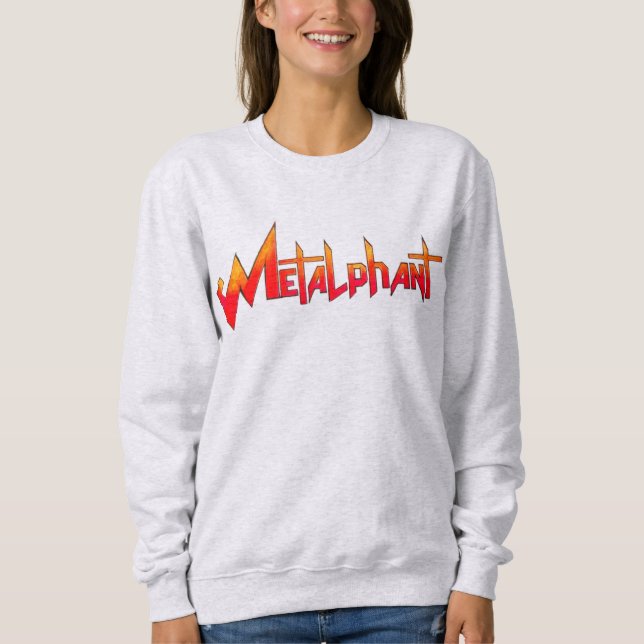 Sudadera Metalphant con Guitar Women's Sweatshirt 2 diseño (Anverso)