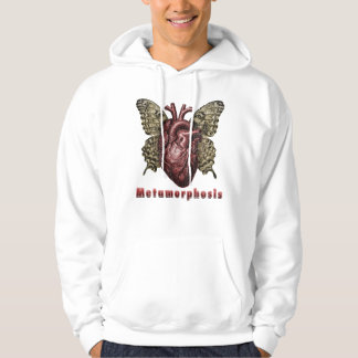 Sudadera Metamorfosis gótica surrealista - Corazón y maripo