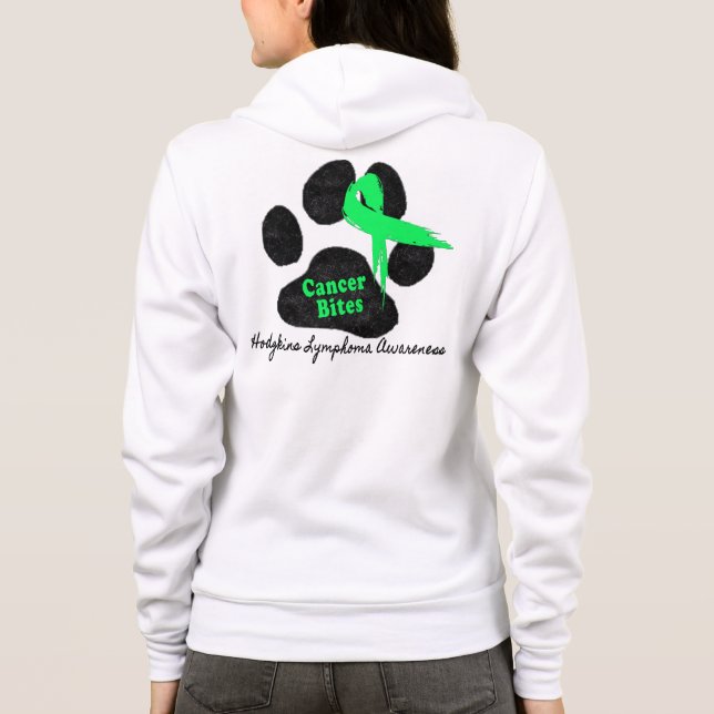 Sudadera Metas de cáncer - Conciencia sobre el cáncer (Reverso)
