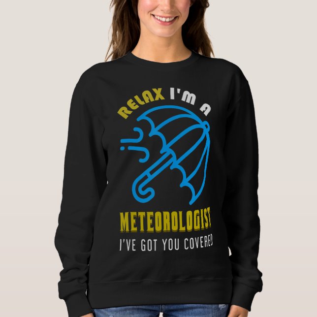Sudadera Meteorología divertida (Anverso)