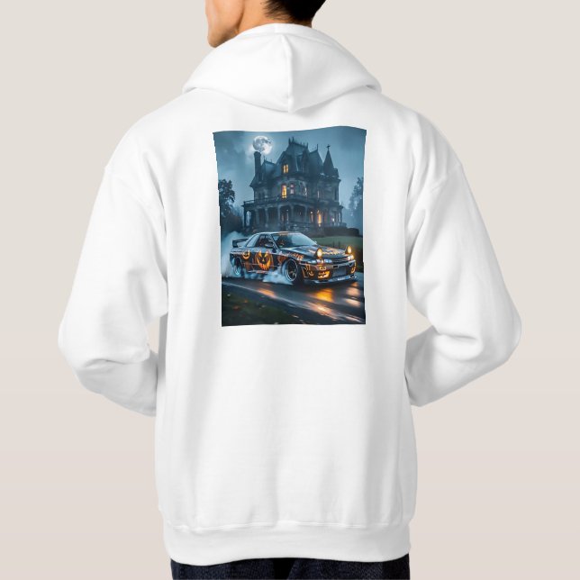 Sudadera Métete en el espíritu de Halloween con esta capuch (Reverso)