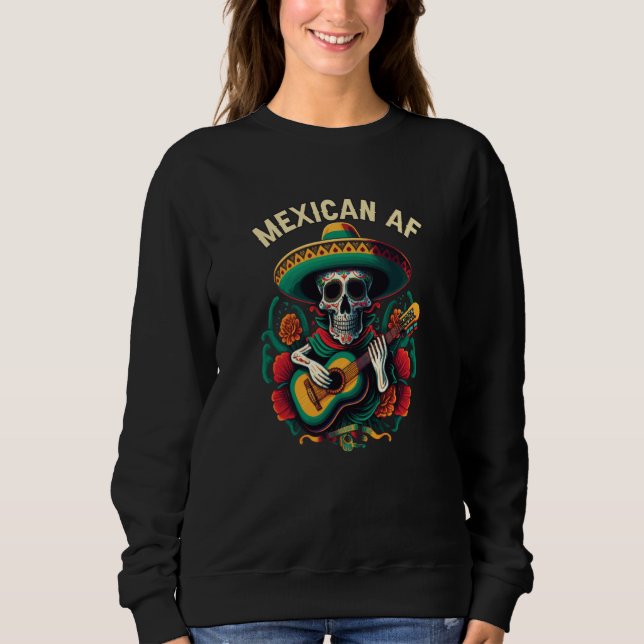 Sudadera Mexican AF Mexico Pride Country Mexcellent (Anverso)